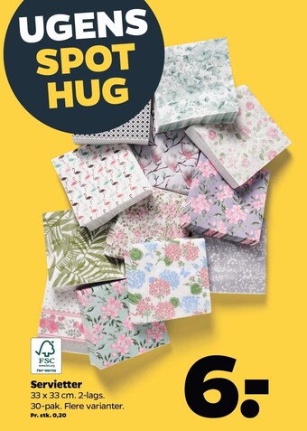 Netto Servietter tilbud