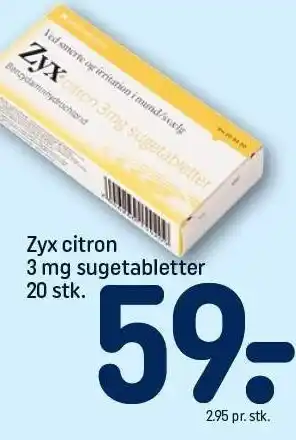 REMA 1000 Zyx citron tilbud