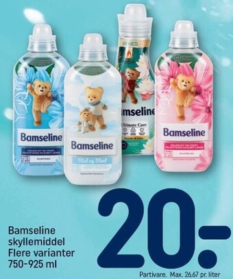 REMA 1000 Bamseline skyllemiddel tilbud