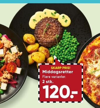 Bilka Middagsretter tilbud