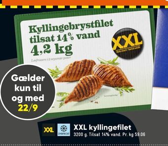 Bilka Xxl kyllingefilet tilbud
