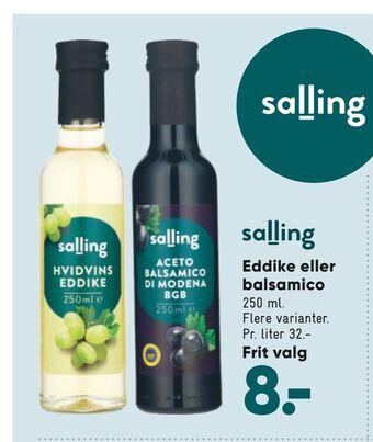 Eddike eller balsamico