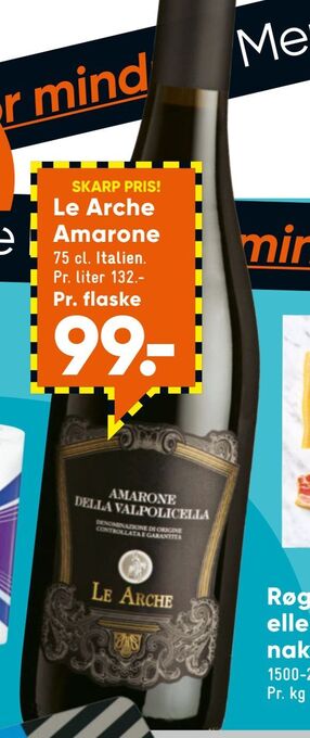 Bilka Le arche amarone tilbud
