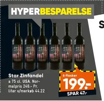 Bilka Star zinfandel tilbud