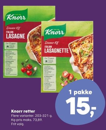 Kvickly Knorr retter tilbud