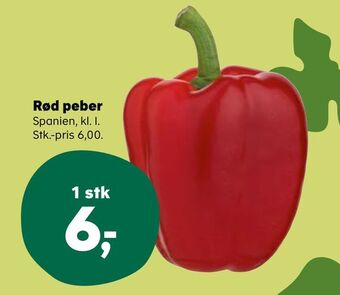 Kvickly Rød peber tilbud