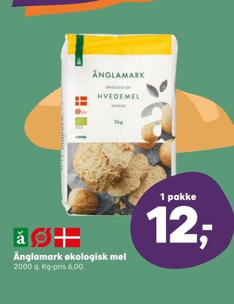 Kvickly Änglamark økologisk mel tilbud