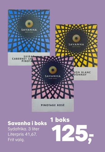 Kvickly Savanha i boks tilbud