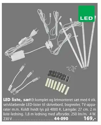 Biltema LED liste, sæt tilbud