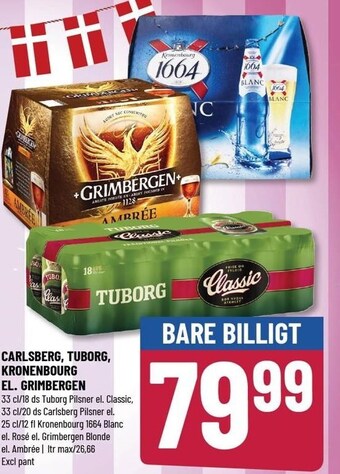 Løvbjerg Carlsberg, tuborg, kronenbourg el. grimbergen tilbud