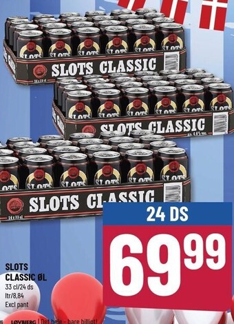 Løvbjerg Slots classic øl tilbud