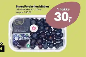 SuperBrugsen Smag Forskellen Blåbær tilbud