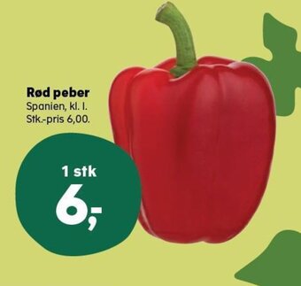 SuperBrugsen Rød Peber tilbud
