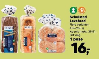 SuperBrugsen Schulstad Levebrød tilbud