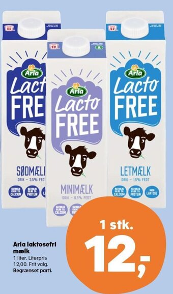 SuperBrugsen Arla Laktosefri Mælk tilbud