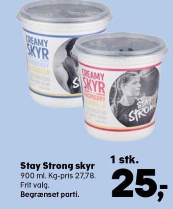 SuperBrugsen Stay Strong Skyr tilbud