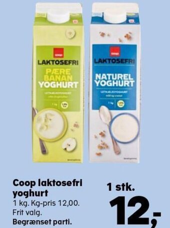 SuperBrugsen Coop Laktosefri Yoghurt tilbud