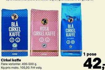 SuperBrugsen Cirkel Kaffe tilbud