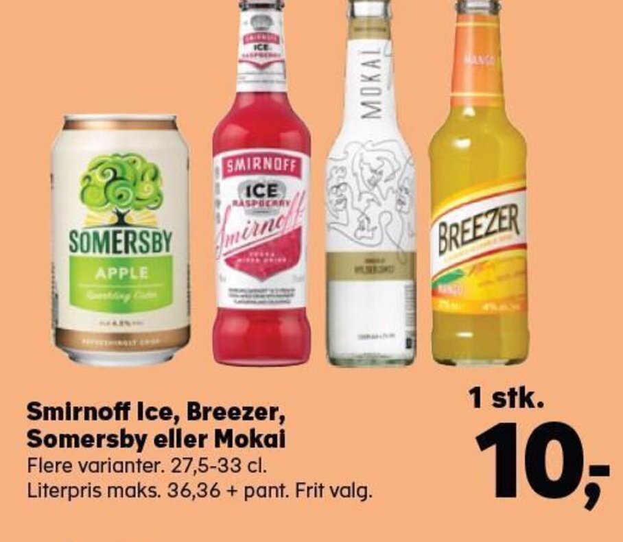 breezer smirnoff ice