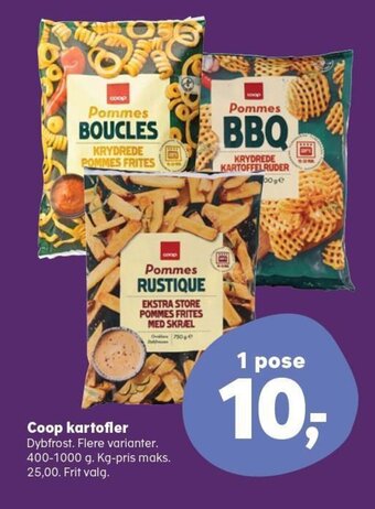 SuperBrugsen Coop Kartofler tilbud
