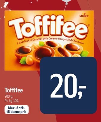 Føtex Toffifee dessertchokolade tilbud