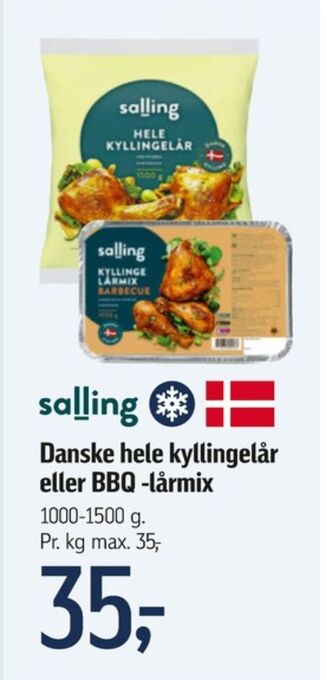 Føtex Salling kyllingelår tilbud