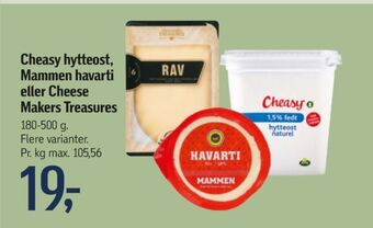 Føtex Cheasy hytteost naturel 1,5% tilbud