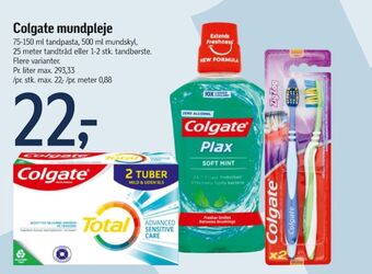 Føtex Colgate tandpasta tilbud
