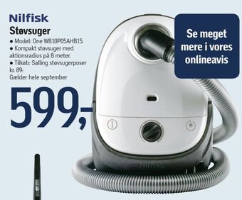 Føtex Nilfisk støvsuger tilbud
