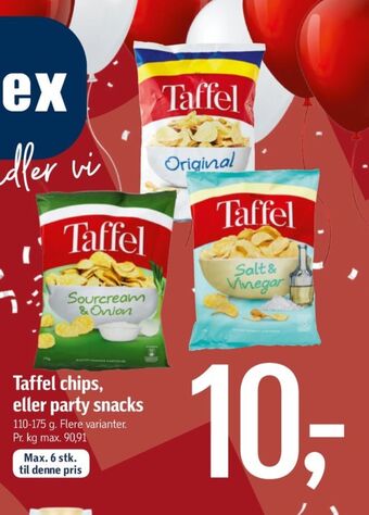 Føtex Taffel chips tilbud