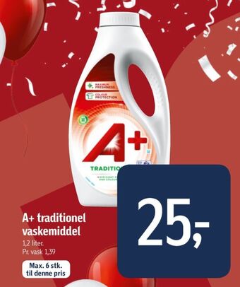 Føtex A+ vaskemiddel-flydende tilbud