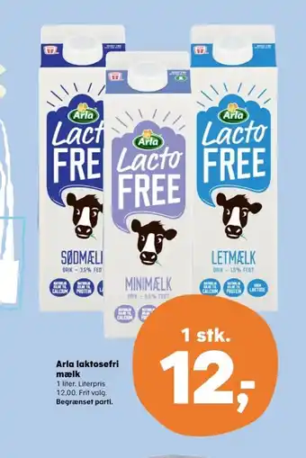 Kvickly Arla letmælk lacto free tilbud