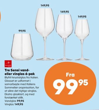 Kvickly Tre sensi glas tilbud
