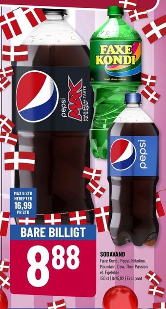 Løvbjerg Pepsi max cola tilbud