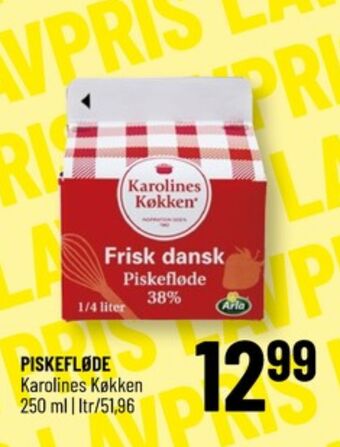 Løvbjerg Karolines piskefløde 38% tilbud