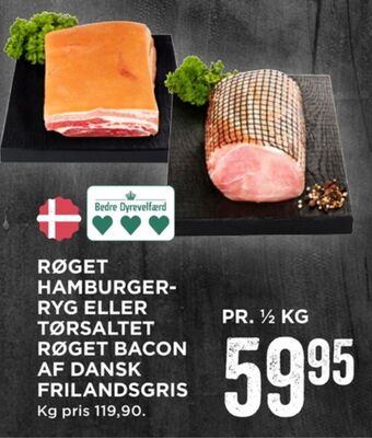 MENY Friland frilandsgris hamburgerryg tilbud