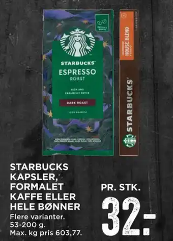 Starbucks kaffekapsler