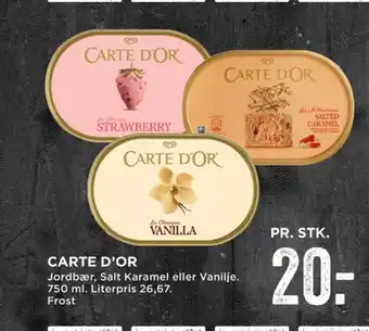 MENY Carte dor is tilbud