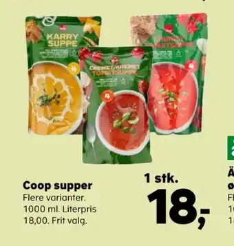 SuperBrugsen Coop suppe tilbud