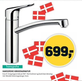 XL-BYG Hansgrohe køkkenarmatur tilbud