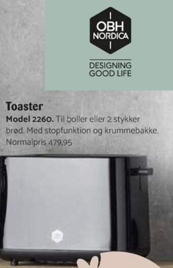 Kop & Kande Obh nordica brødrister tilbud