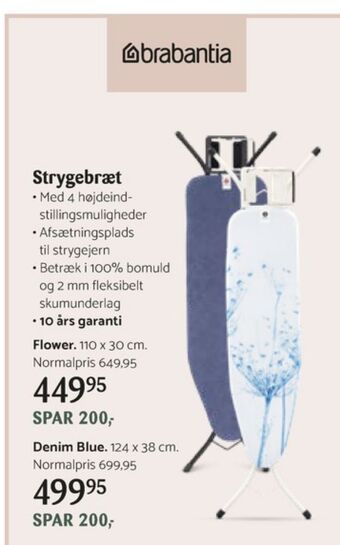 Kop & Kande Brabantia strygebræt tilbud