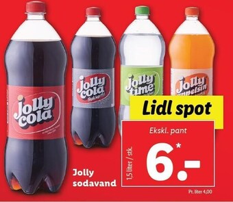 Lidl Jolly sodavand tilbud