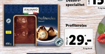 Lidl Profiteroles tilbud