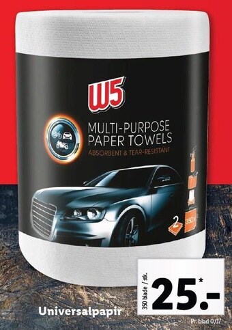 Lidl Universalpapir tilbud