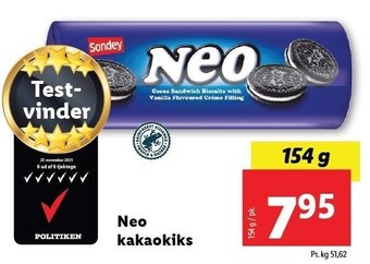 Lidl Neo kakaokiks tilbud