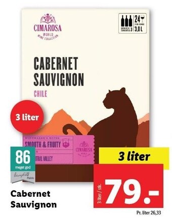 Lidl Cabernet sauvignon tilbud