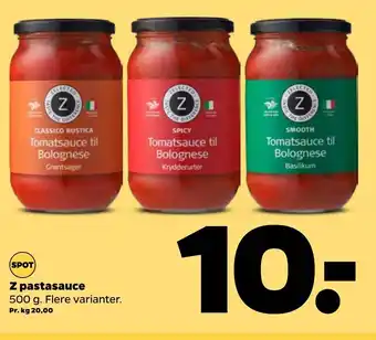 Netto Z Pastasauce tilbud