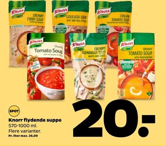 Netto Knorr Flydende Suppe tilbud