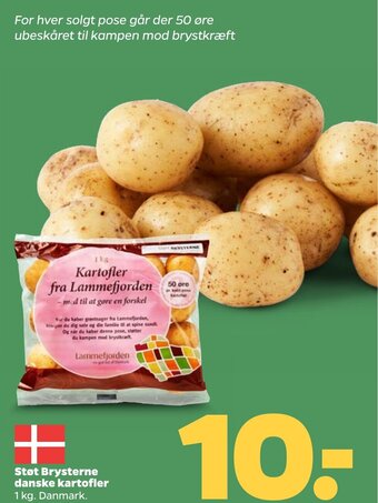 Netto Støt Brysterne Danske Kartofler tilbud